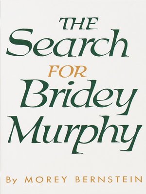 cover image of The Search for Bridey Murphy